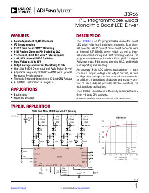 LT3966 datasheet cover page
