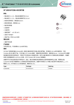 CLE42644G datasheet cover page