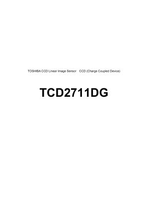 TCD2711DG 数据手册首页