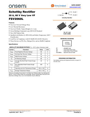 FSV2060L 数据手册首页