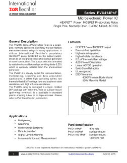 PVU414S datasheet cover page