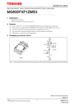 MG800FXF1ZMS3 datasheet cover page