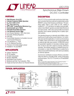 1773FB datasheet cover page