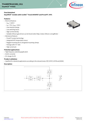 F3L8MXTR12C2M2-H11 datasheet cover page