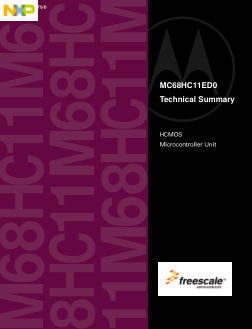 MC68HC11ED0TS datasheet cover page