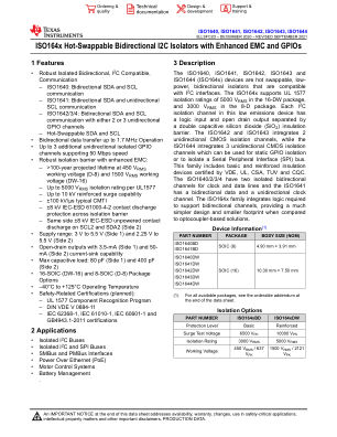 ISO1644 数据手册首页