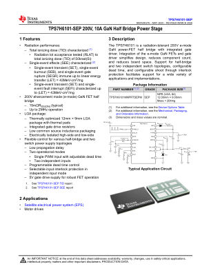 TPS7H6101-SEP 数据手册首页