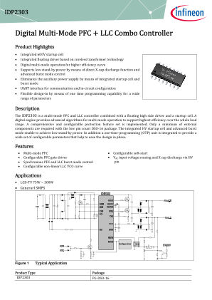 IDP2303 datasheet cover page