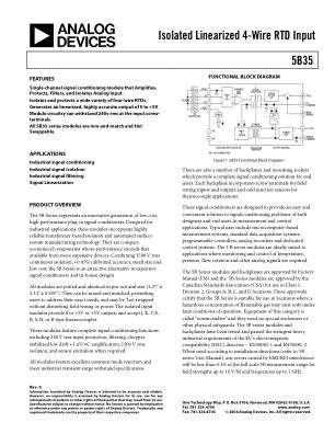 5B35 数据手册首页