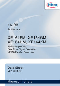 XE164HM datasheet cover page