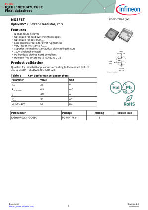 IQEH50NE2LM7UCGSC datasheet cover page