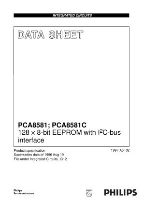 PCA8581 数据手册首页