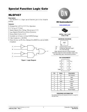 NLSF457 数据手册首页