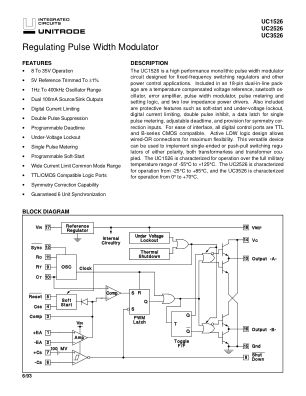 UC3526AM datasheet cover page
