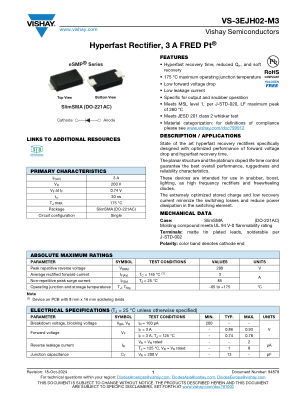 VS-3EJH02-M3 datasheet cover page