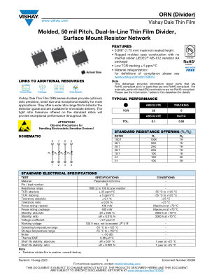 ORNDIVID datasheet cover page
