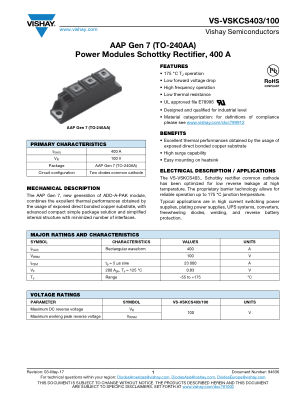 VS-VSKCS403 datasheet cover page