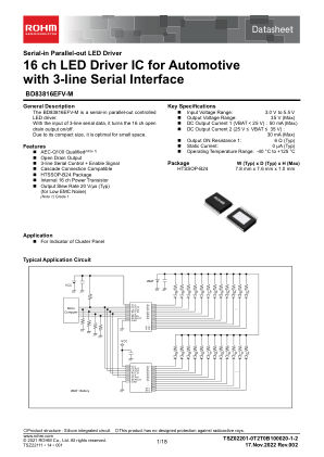 BD83816EFV-M datasheet cover page
