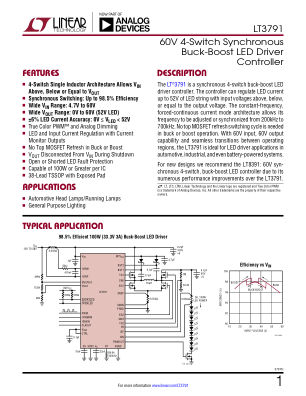 3791FC datasheet cover page