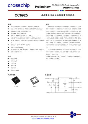 CC6925 datasheet cover page