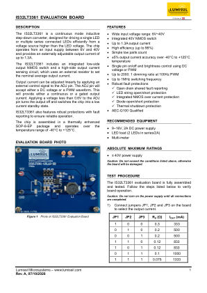 IS32LT3361-GRLA3-EB datasheet cover page