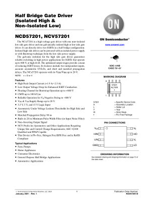 NCD57201 数据手册首页