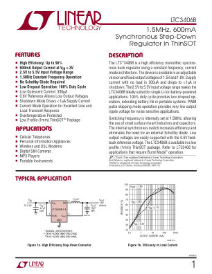 3406BFA datasheet cover page