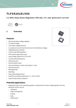 TLF50281EL datasheet cover page