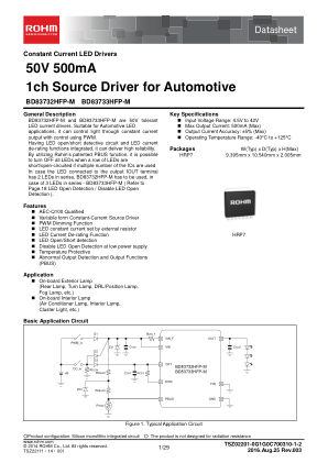 BD83733HFP-M datasheet cover page