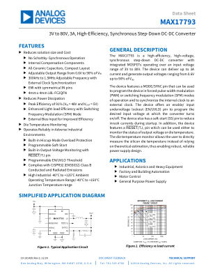 MAX17793 datasheet cover page