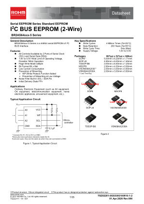 BR24G64NUX-5Z 数据手册首页