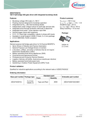 2ED2744S01G datasheet cover page