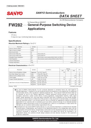 FW282 数据手册首页