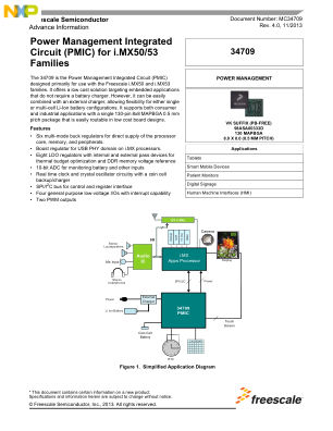 MC34709 datasheet cover page
