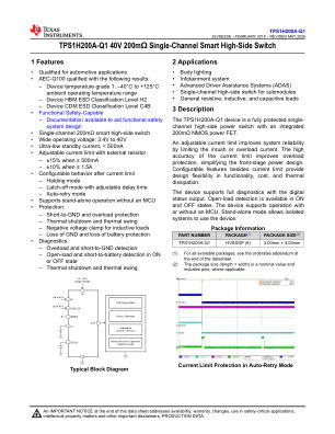 TPS1H200A-Q1 datasheet cover page