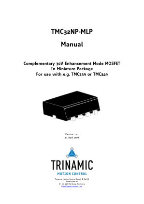 TMC32NP-MLP 数据手册首页