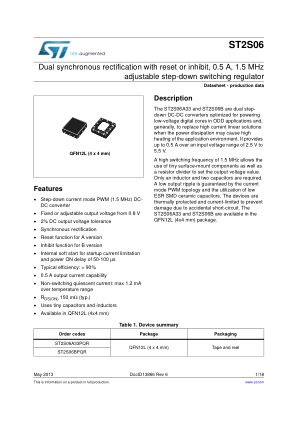 ST2S06 datasheet cover page