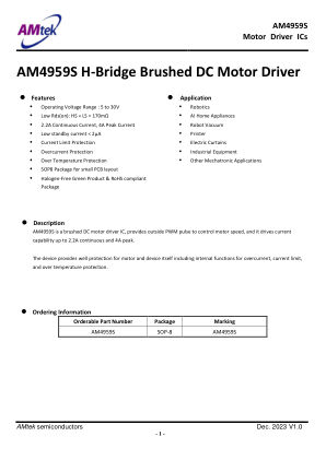 AM4959S datasheet cover page