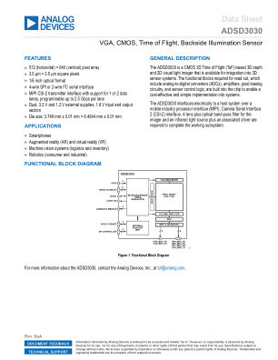 ADSD3030 datasheet cover page
