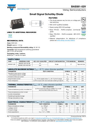 BAS581-02V 数据手册首页