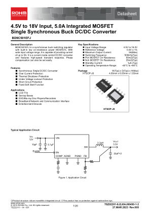 BD9C501EFJ datasheet cover page