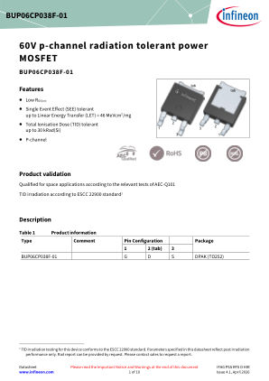 BUP06CP038F-01 数据手册首页
