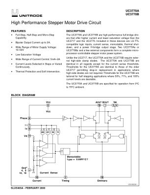UC3770B datasheet cover page