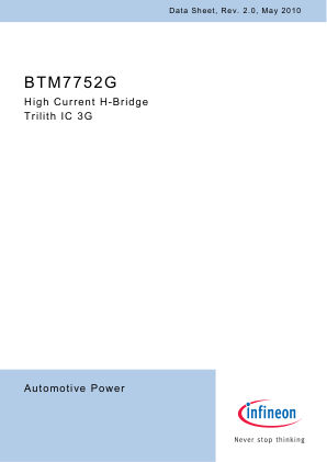 BTM7752G datasheet cover page