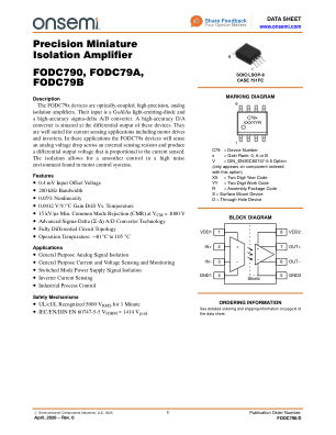FODC790 datasheet cover page