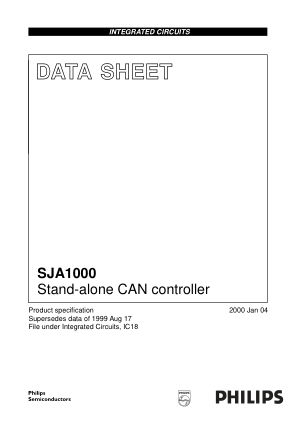 SJA1000 数据手册首页