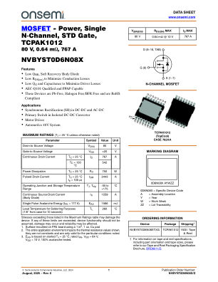NVBYST0D6N08X datasheet cover page