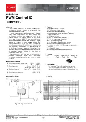 BM1P105FJ 数据手册首页