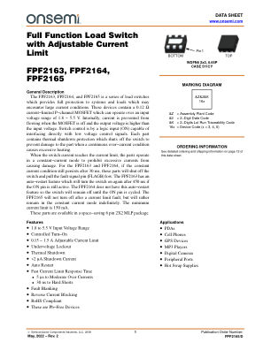 FPF2165 datasheet cover page