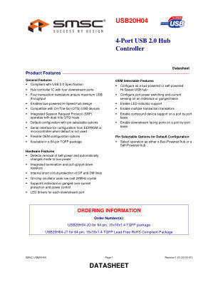 USB20H04-JT-E6 数据手册首页
